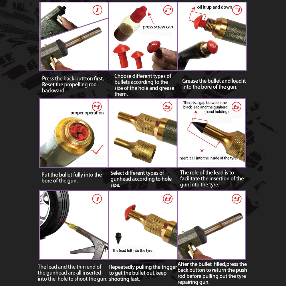 Finafedom mushroom plug seals puncture from inside for reliable repair