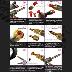 Finafedom mushroom plug seals puncture from inside for reliable repair