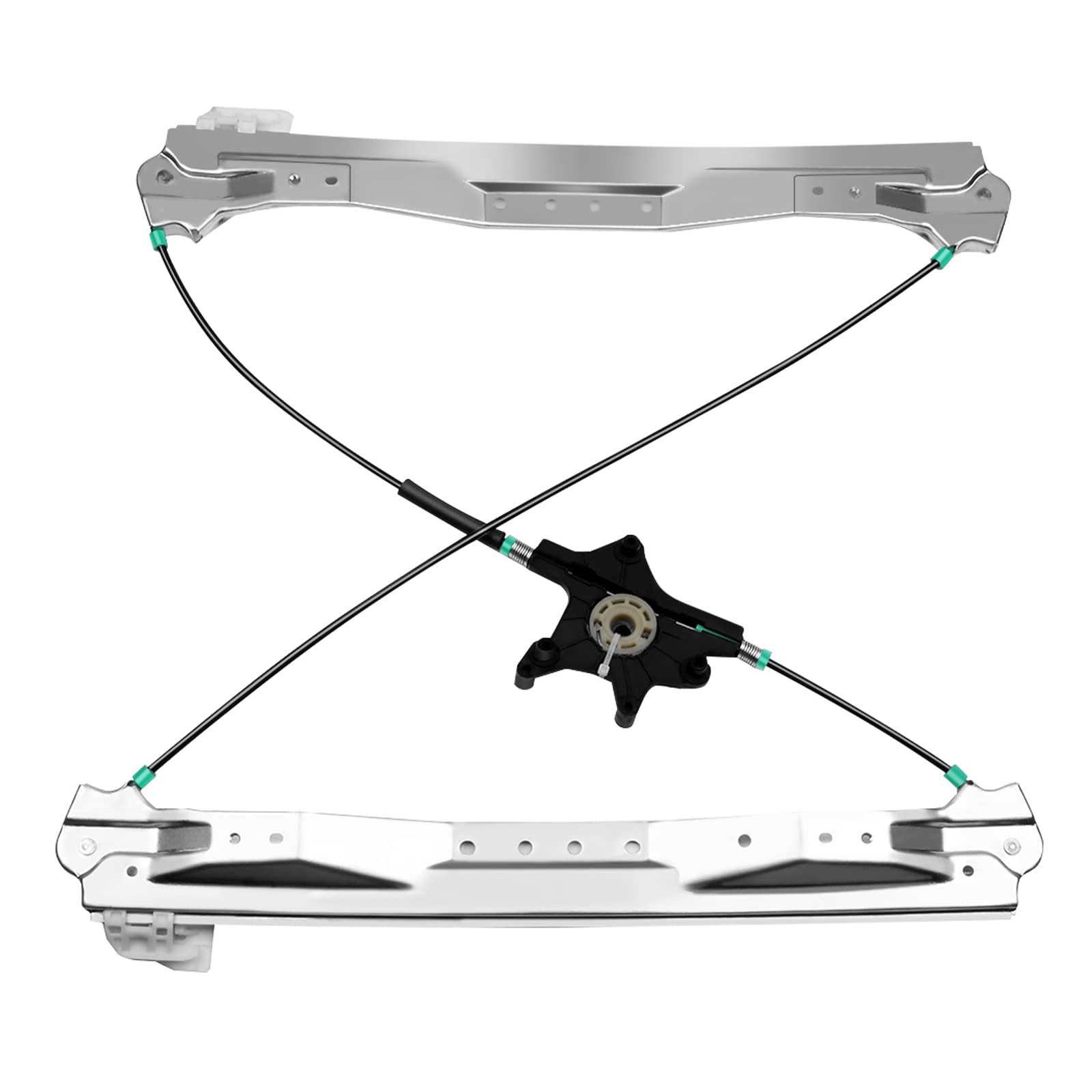 FindAuto power window regulator front-left assembly view for quick replacement.