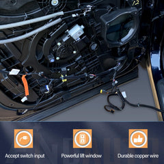 FINDAUTO regulator for rear-right passenger side ensures smooth window lift.