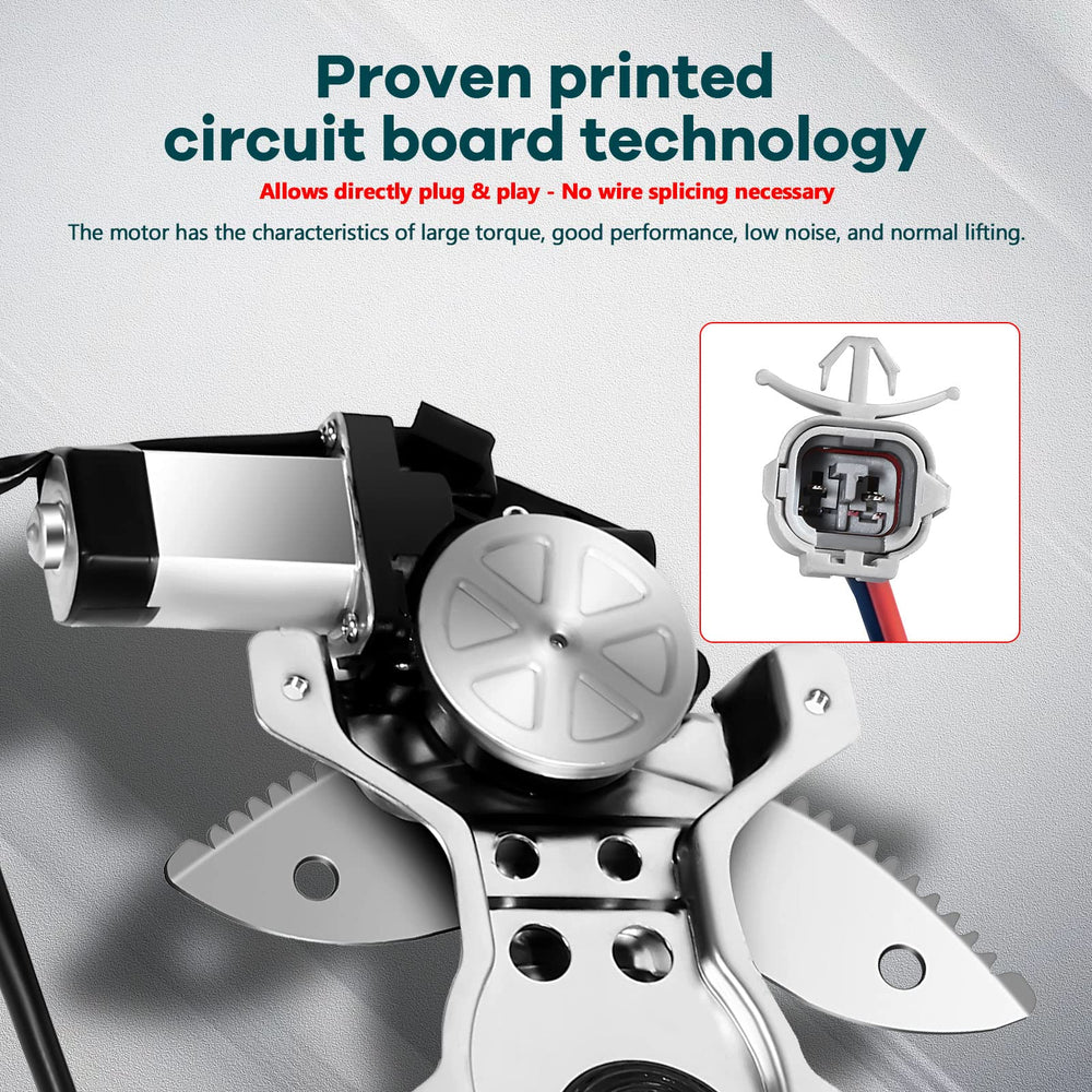 Findauto thickened steel-wire regulator component enhances load-bearing strength.