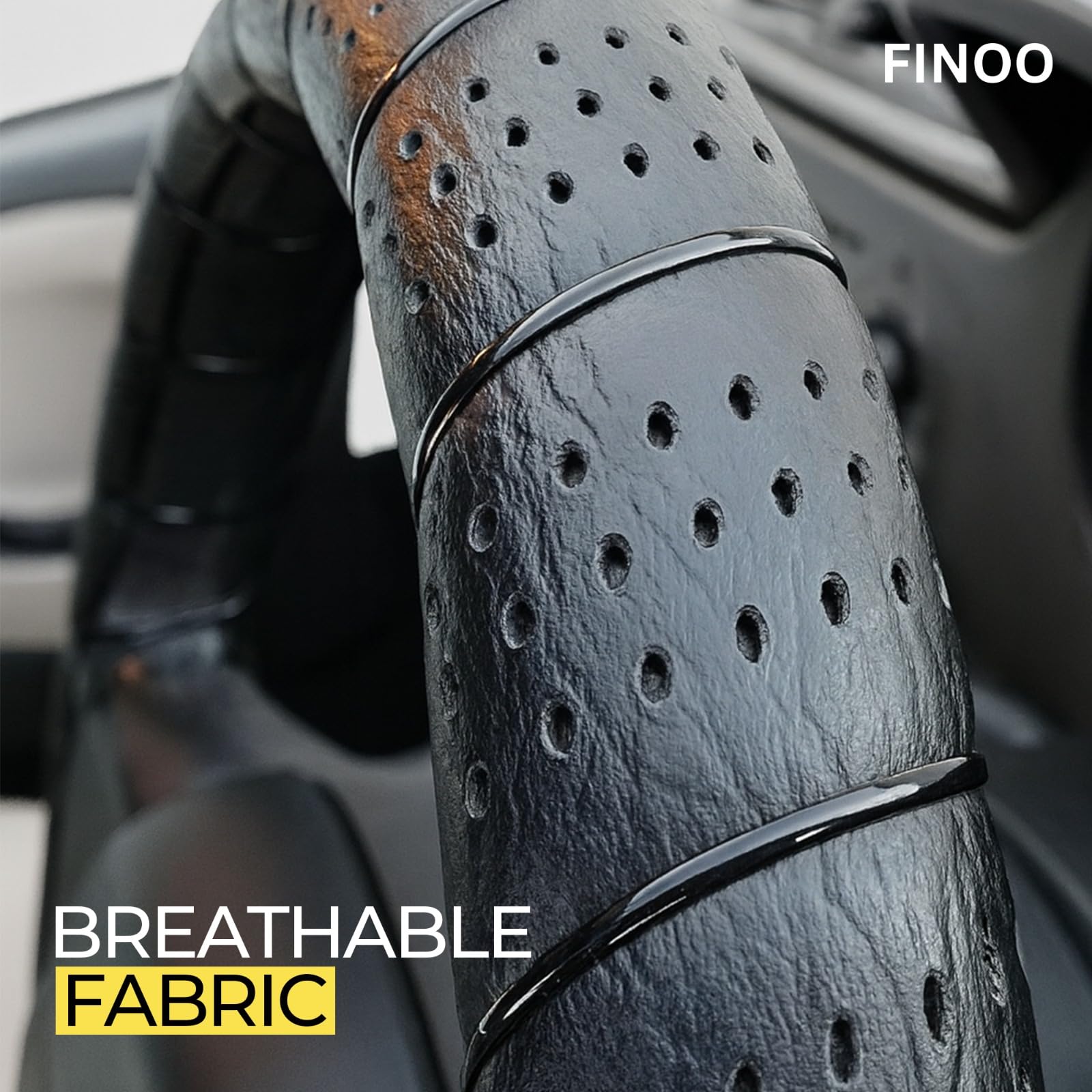 FINOO lace-up installation demonstrates easy DIY fit for quick upgrades.