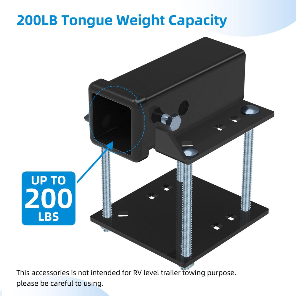Fioracl 200lbs loading-capacity supports cargo carriers and bike racks safely.