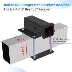 Fioracl versatile-compatibility fits 2-4.5in bumper beams for multiple configurations.