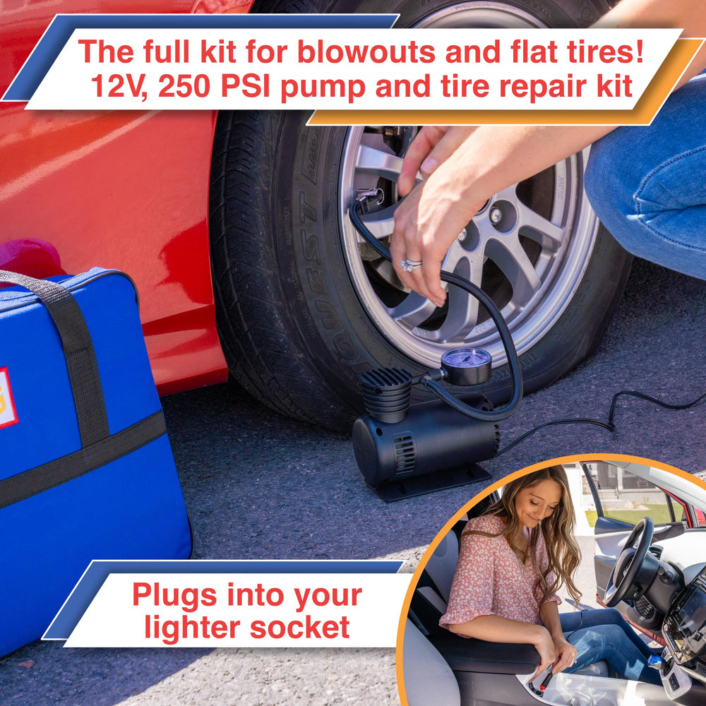 FIRST SECURE jumper cables 300A copper-clad aluminum in use for a jump start