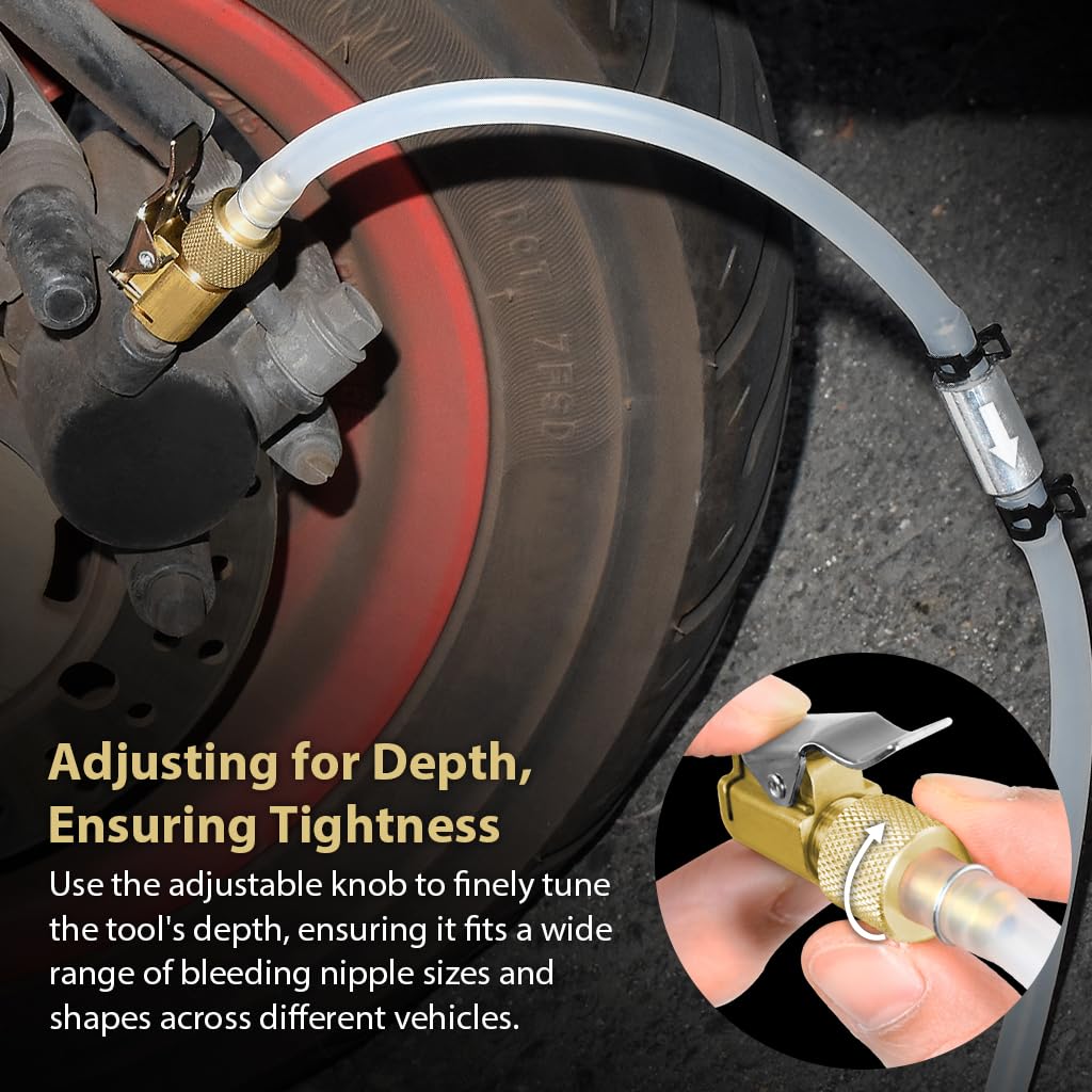 FirstInfo A11525 compatible with 5.5–7.5 mm brake nipples on multiple vehicles.