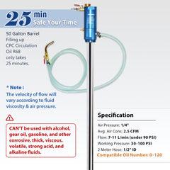 FIRSTINFO A1182US outlet with control valve enables steady, controlled filling.