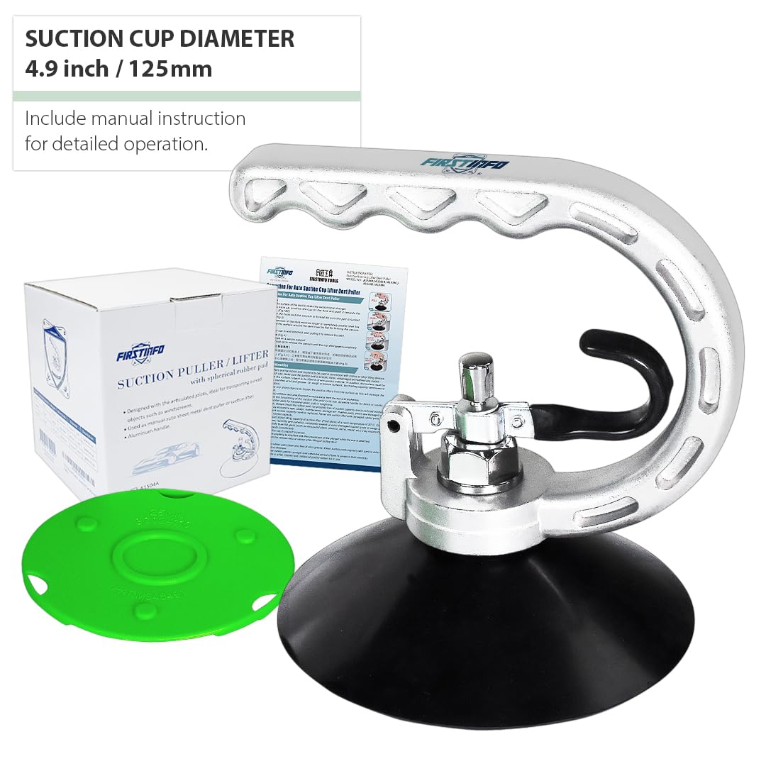 FIRSTINFO A1504C suction cup aluminum handle showing durable construction