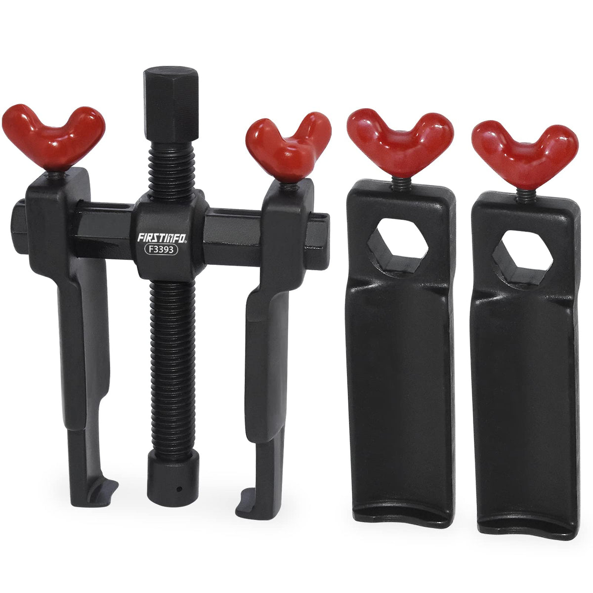 FIRSTINFO F3393 universal wiper arm puller in action, speeds wiper removal for quick windshield service.