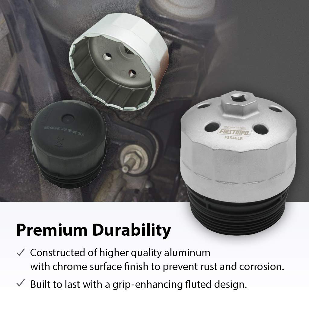 FIRSTINFO F3546LR chrome-plated surface resists corrosion for lasting use.