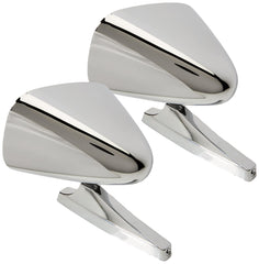 Fit System chrome mirror driver-side mount offers universal compatibility