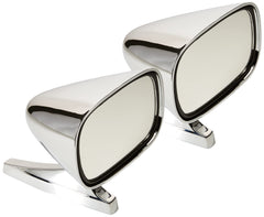 Fit System Dual Sport chrome mirror front view boosts style and visibility