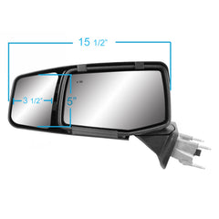 Fit System Snap & Zap 80930 clip-on passenger extension improving side visibility