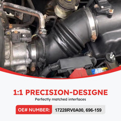 Fit4drive air intake hose assembly closeup highlighting durable construction.