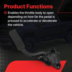 Fit4drive Cadillac Escalade throttle pedal with sensor for responsive acceleration