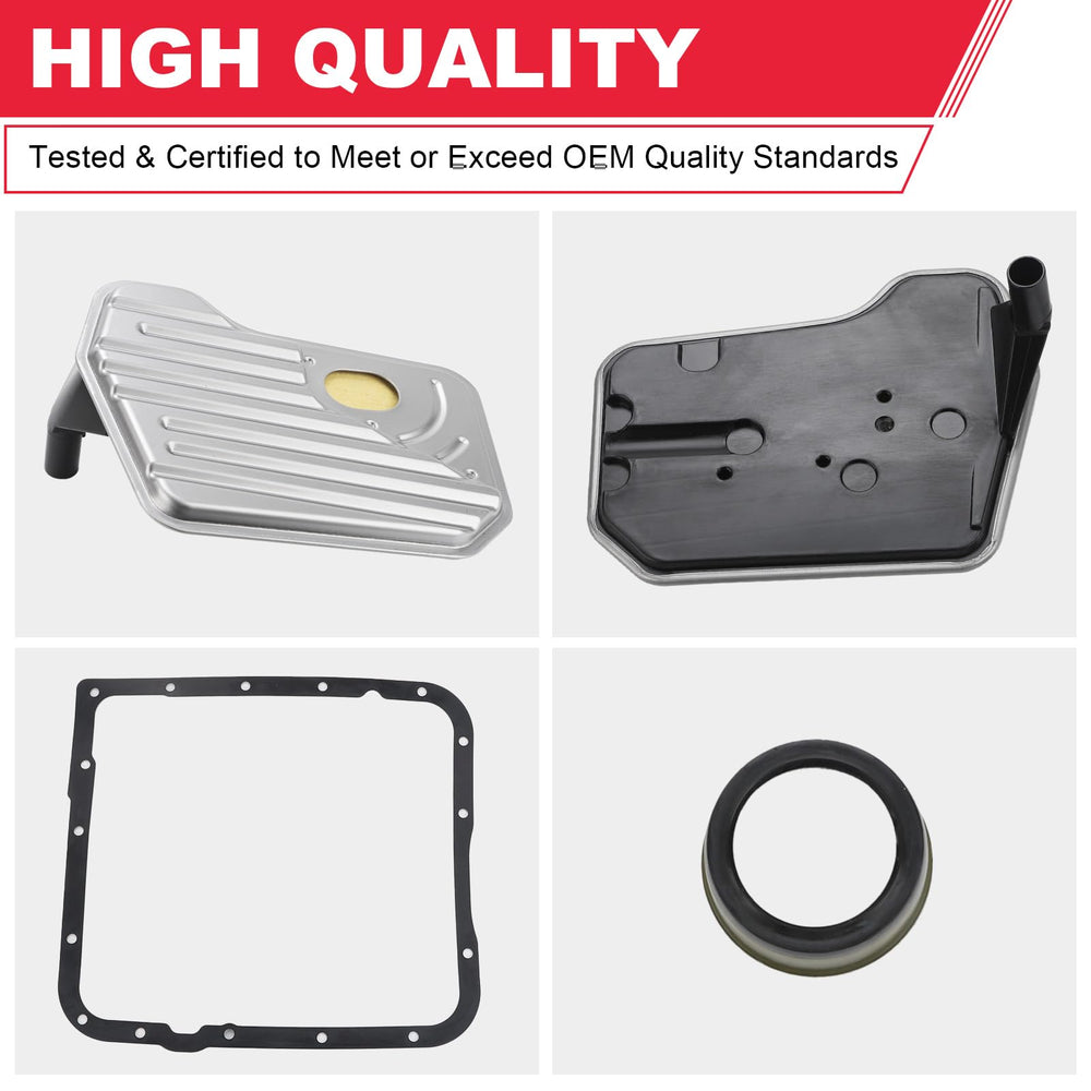 Fitede 4L60E filter assembly parts highlighting high-quality materials for lasting performance.
