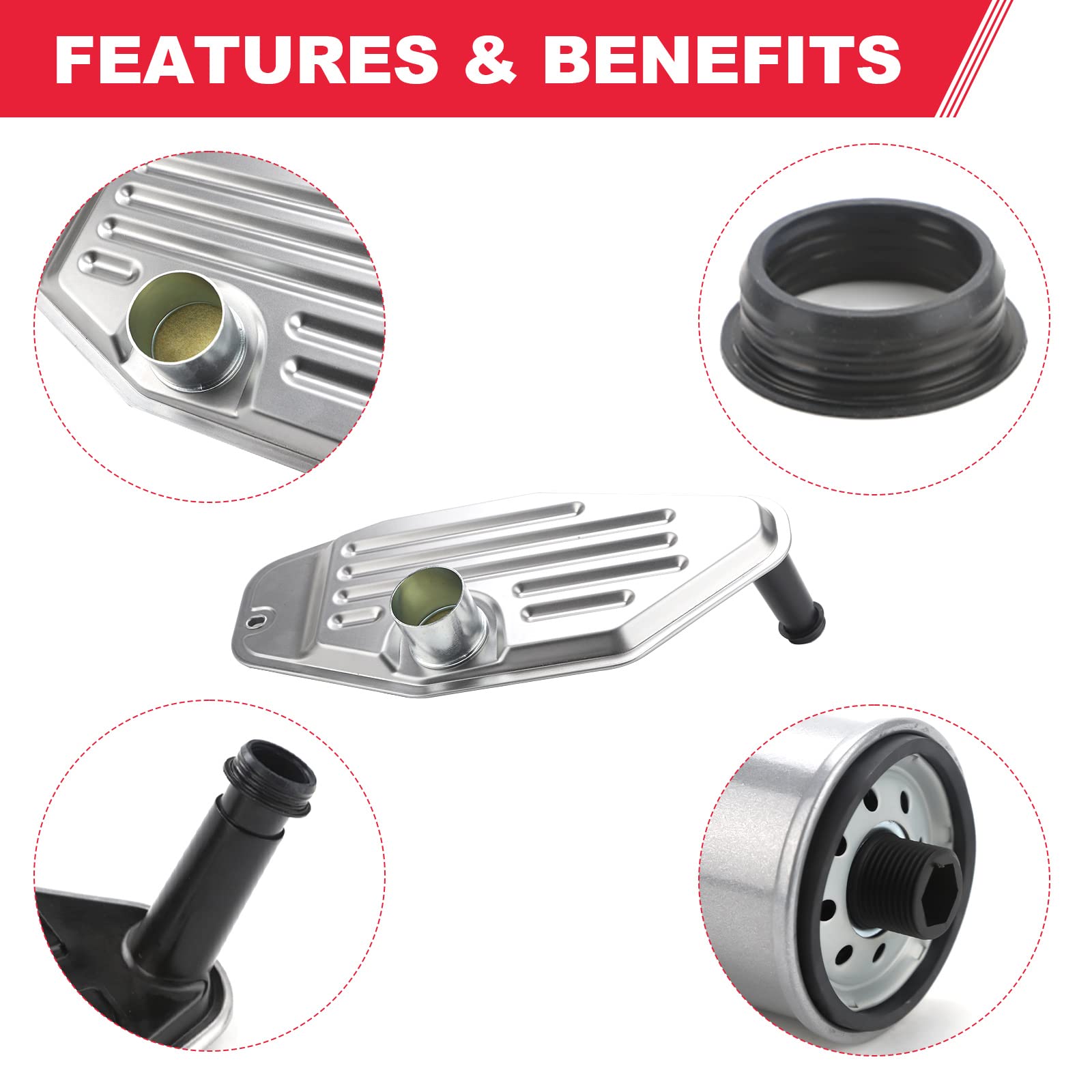 Fitede 4WD sump filter provides clean transmission fluid flow