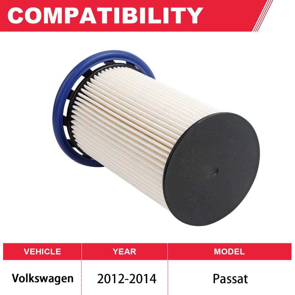 Fitede 7N0127177B fuel filter for 2012-2014 Passat diesel engine.