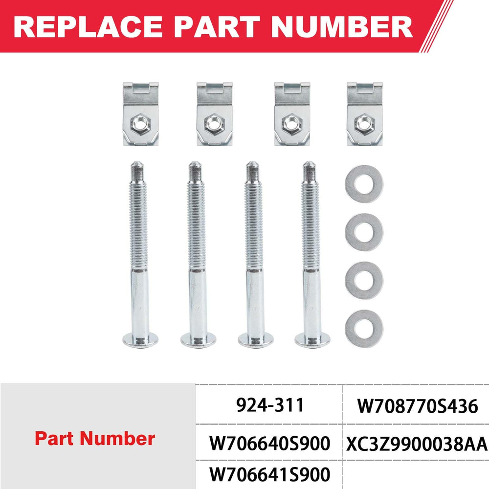 Fitede 924-311 hardware laid out for Ford F-Series installation.