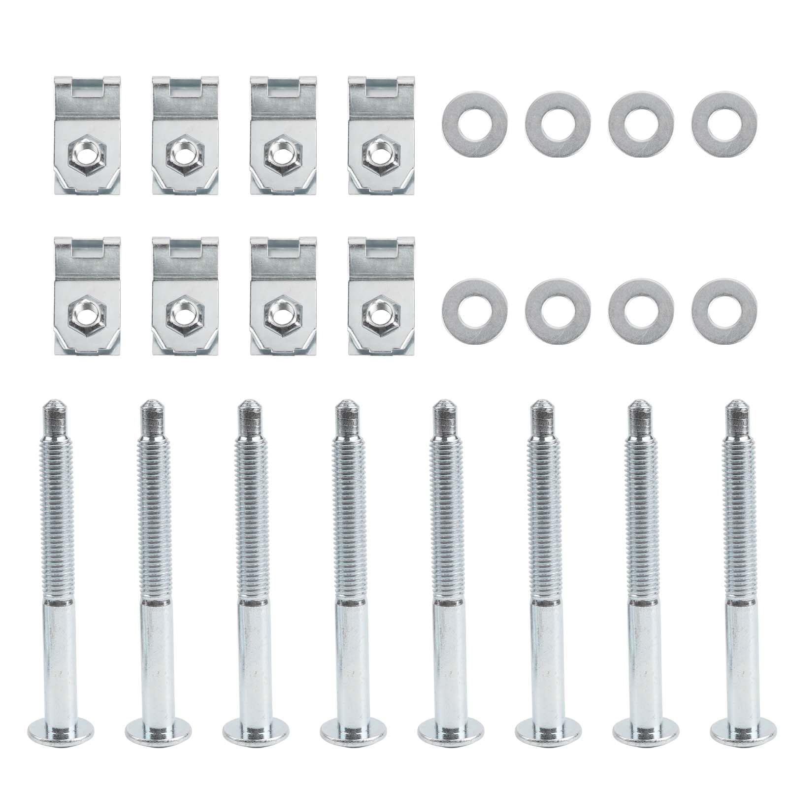 Fitede 924-311 bolts and nuts close-up with rust-resistant coating.