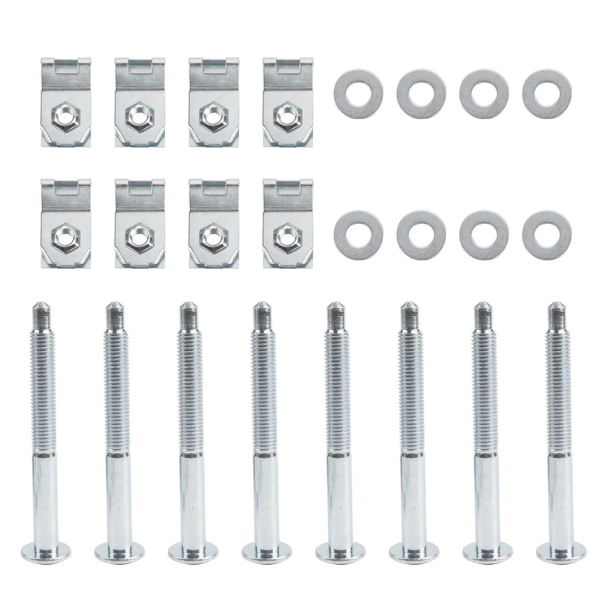 Fitede 924-311 bolts and nuts close-up with rust-resistant coating.