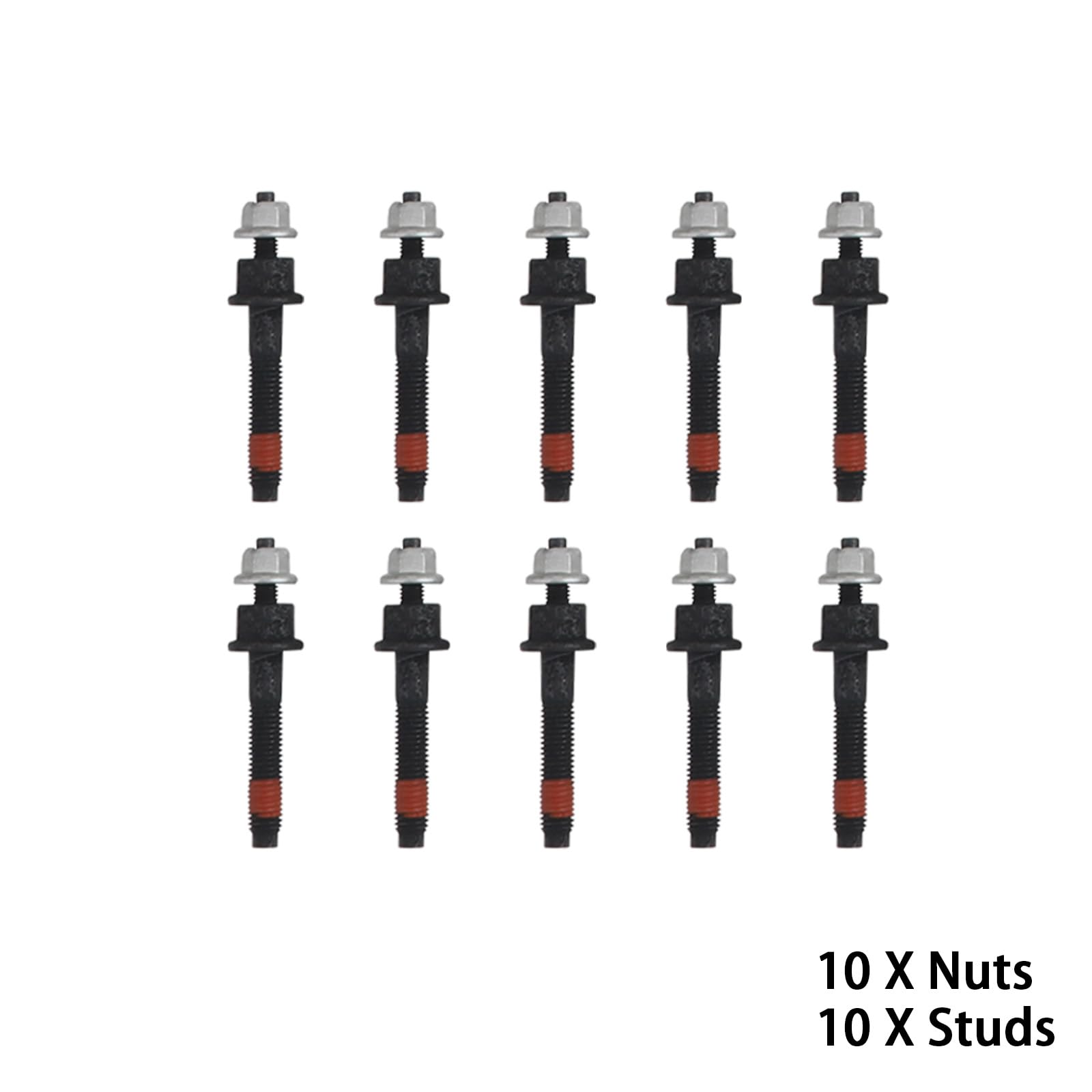 Fitede bolts and nuts package included for secure manifold installation.