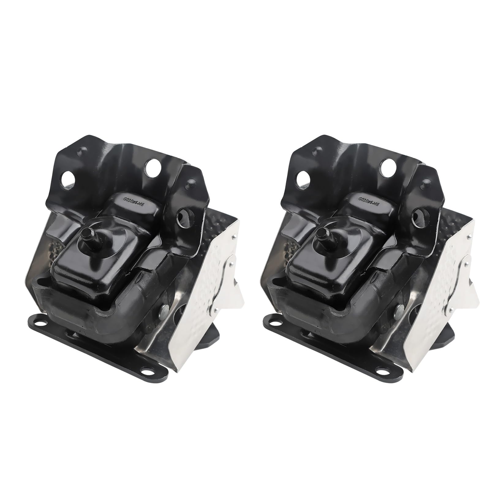 Fitede left engine mount with heat shield for smoother operation