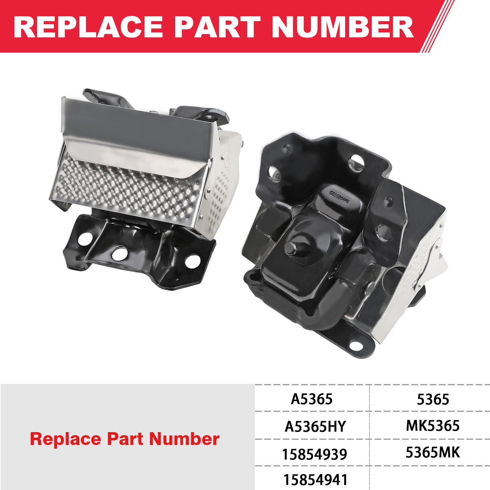 Fitede right engine mount with heat shield enhances stability and noise control