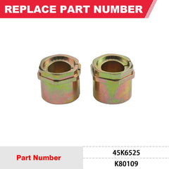 Fitede front camber bushing right-side assembly promotes smoother steering and tire contact.