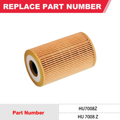 Fitede oil filter Passat TDI 2012-2014 side view highlights durable metal housing.