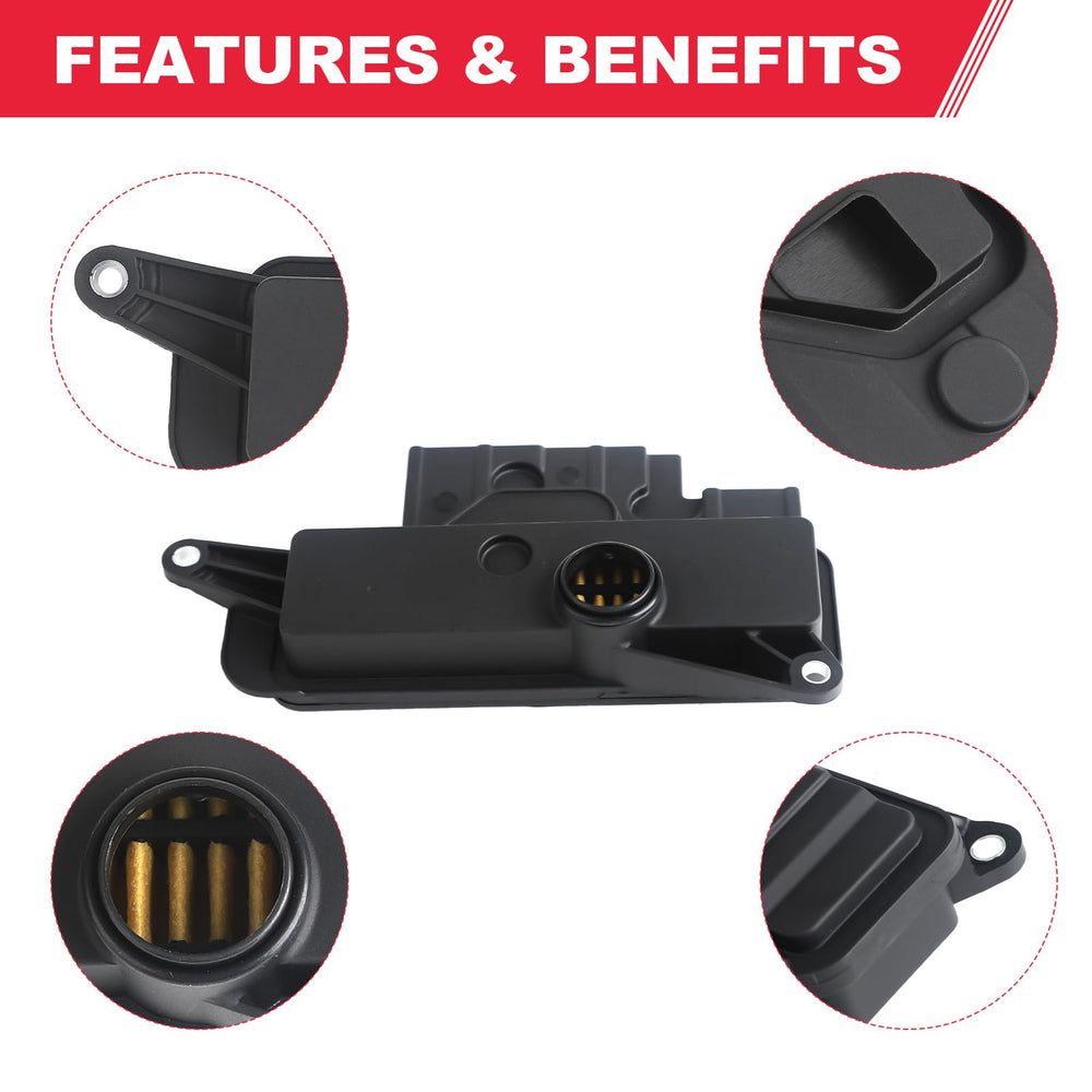 Fitede packaged transmission filter kit image ready for install