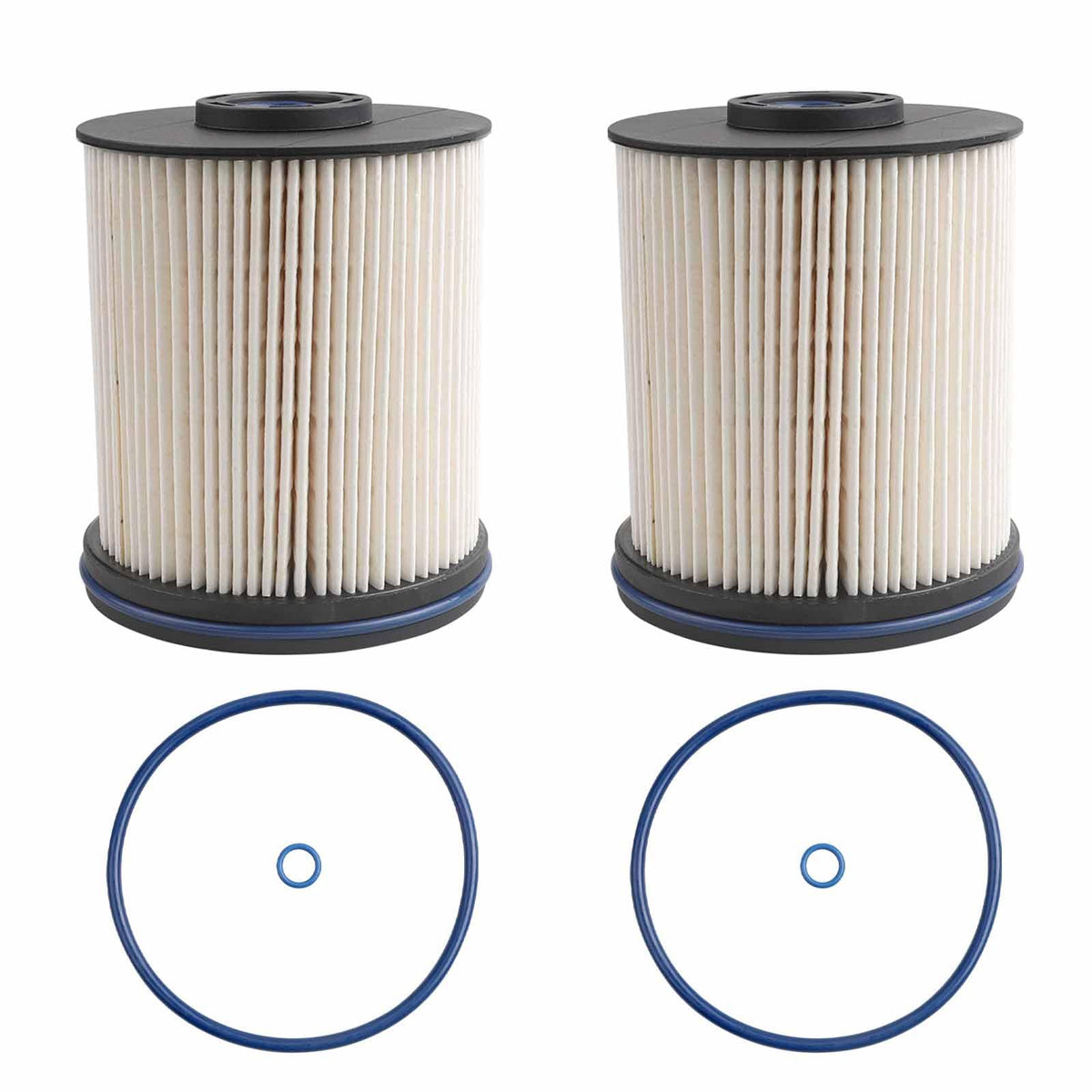 Fitede TP1015 fuel filter front view; supports clean fuel flow for Duramax engines.