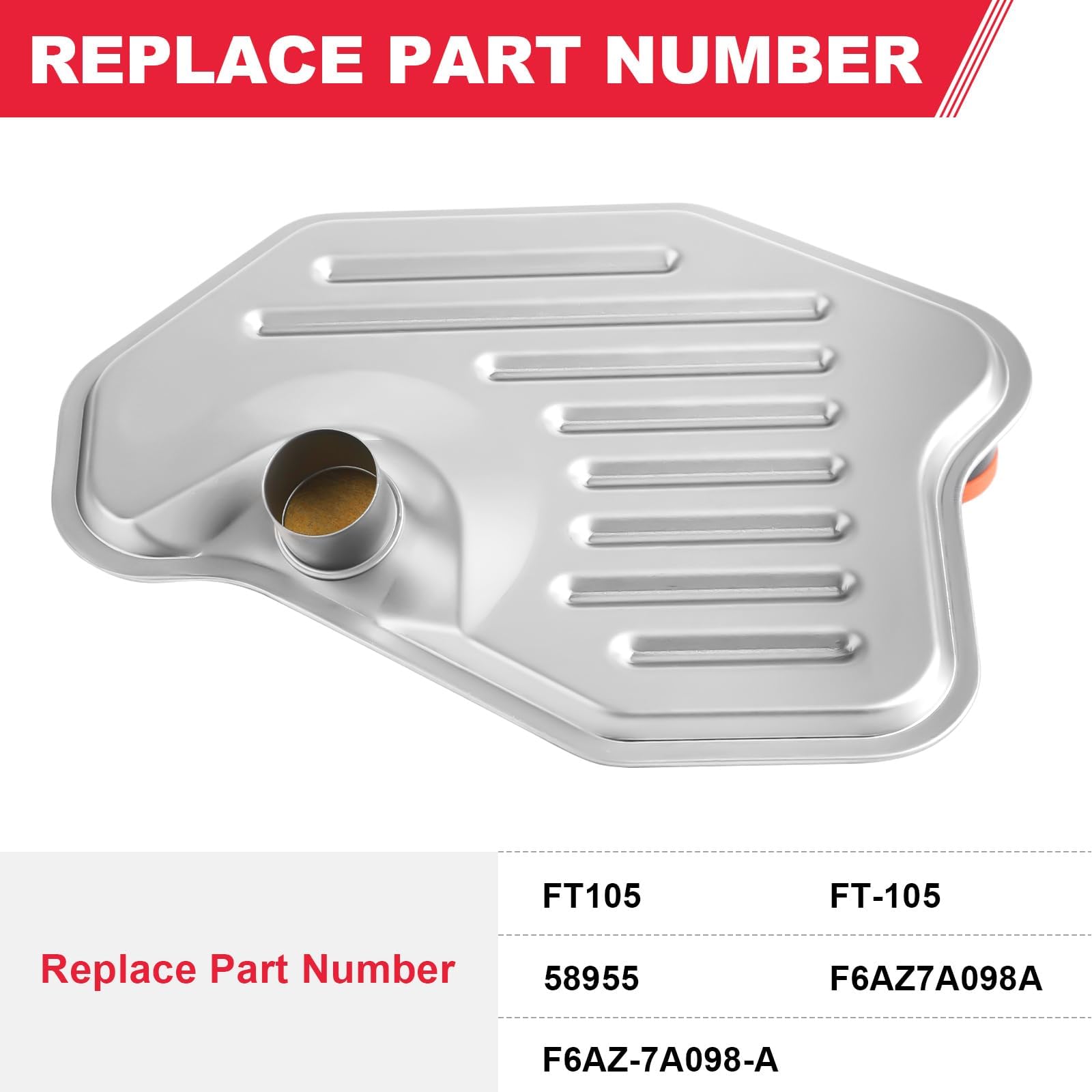 Fitede filter closeup with gasket highlights reliable seal for transmission protection.