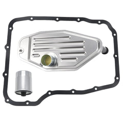 Fitede transmission filter kit with deep pan improves oil flow