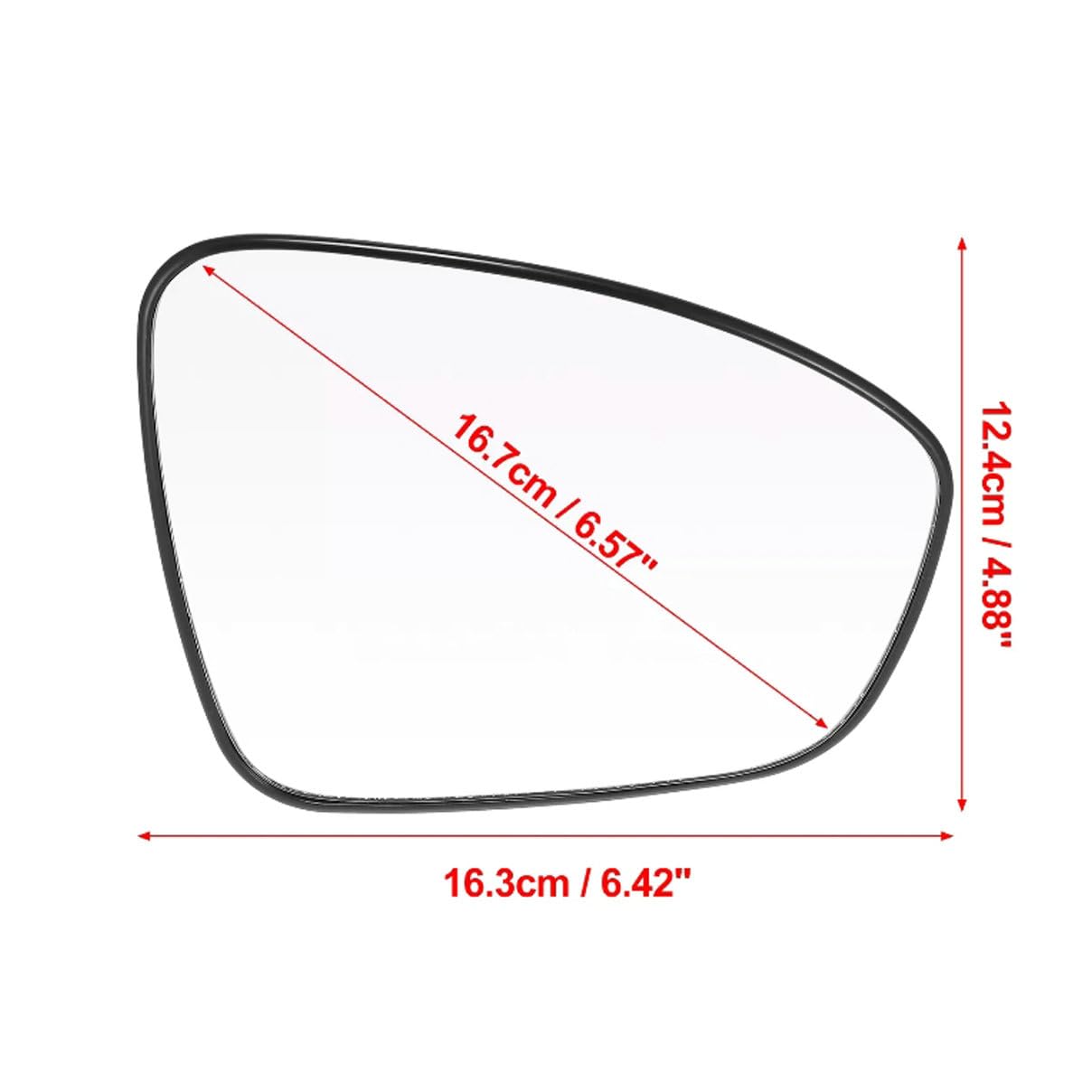 fitfoyo easy-install heated mirror glass compatible with Nissan Sentra 2020-2024