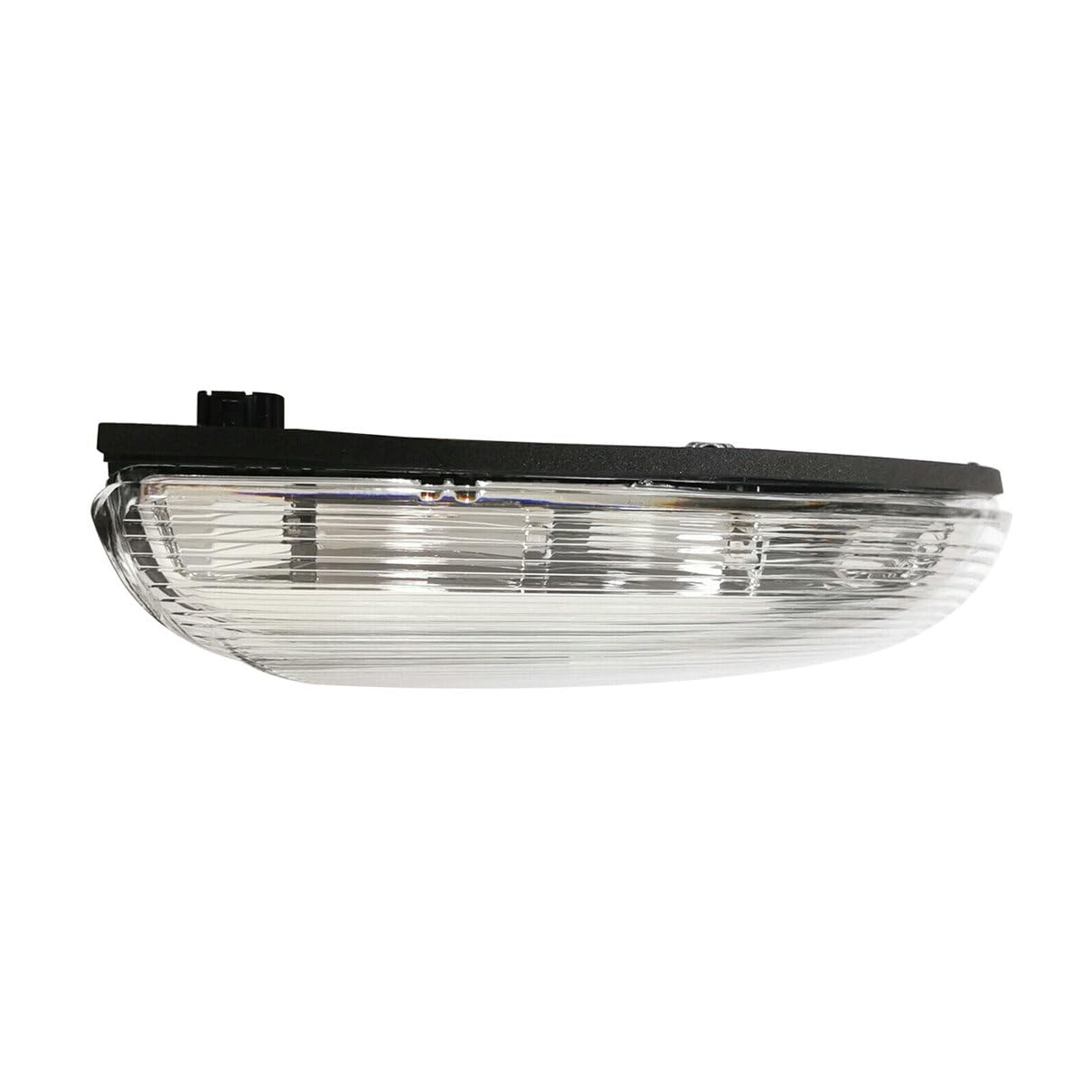 fitfoyo mirror signal LED close-up left for Ram 1500 shows bright daytime running light.