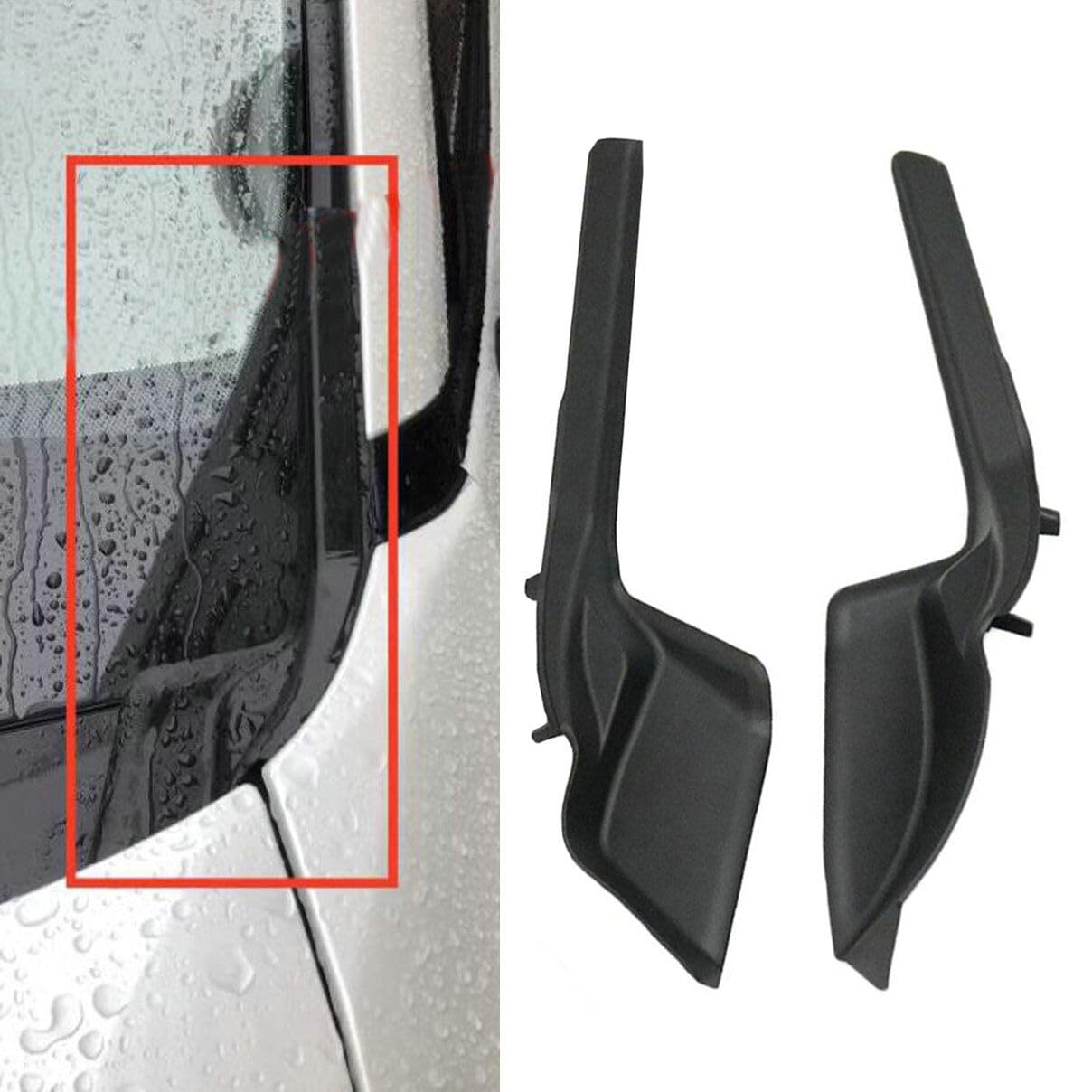 fitfoyo Rav4 front wiper cowl extension right view, enhances weather protection