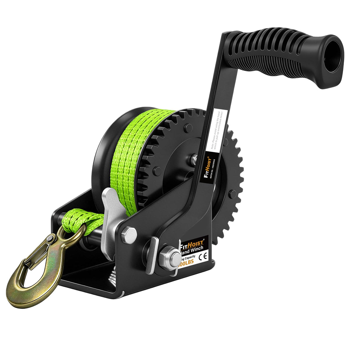FITHOIST 600lbs boat trailer winch strap keeps you visible during low-light towing