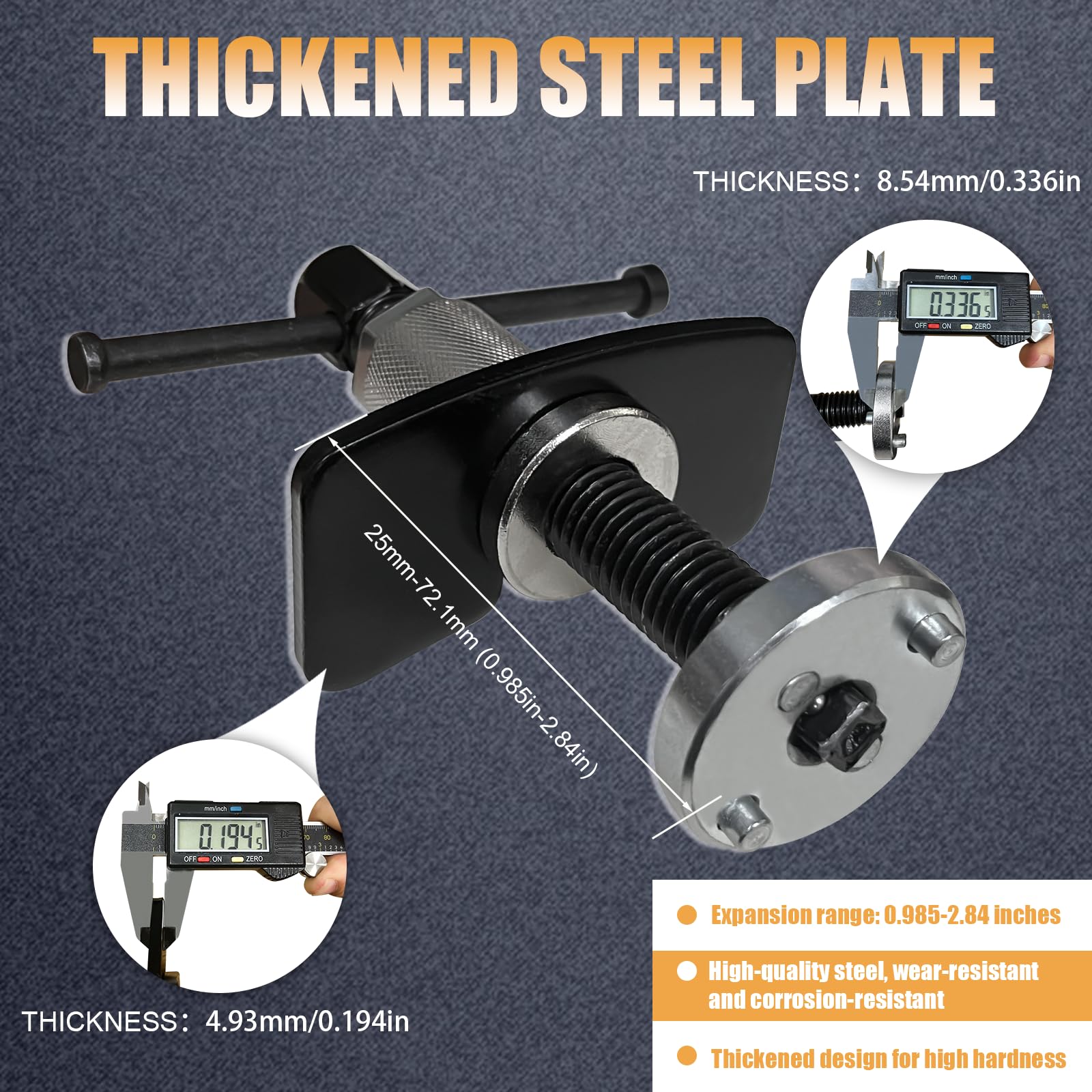 FITHOIST piston wind back tool in use showing smooth retraction