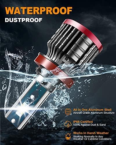Night driving ambience with 6500K glow from FITMOTORS suggests clearer visibility on dim roads.