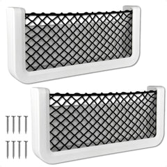 Five Oceans boat storage net with white frame keeps deck gear neatly organized.
