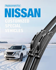 Five Plus all-weather beam wiper close-up shows durable rubber resisting cracking.