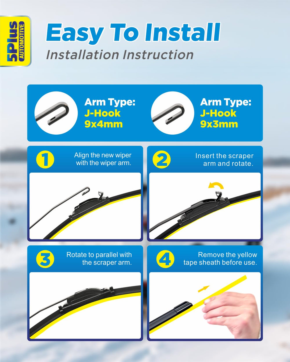 All-weather rubber with Teﬂon coating from Five Plus for durability