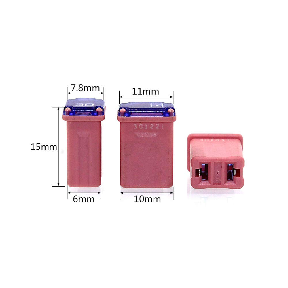 FiveEyes Mcase FMM fuses in package side view highlighting organized assortment
