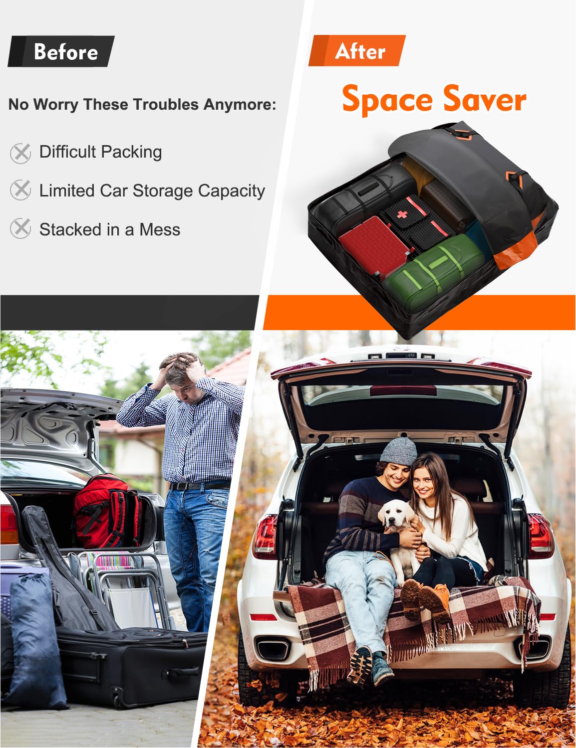 FIVKLEMNZ complete travel kit for easy setup and storage