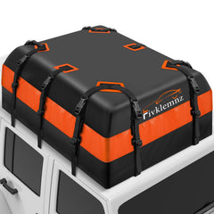 FIVKLEMNZ roof cargo bag side view showing large capacity for road trips