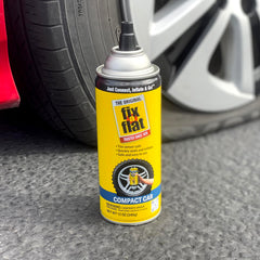 Fix-A-Flat S60410 can inflating action to get you rolling again.