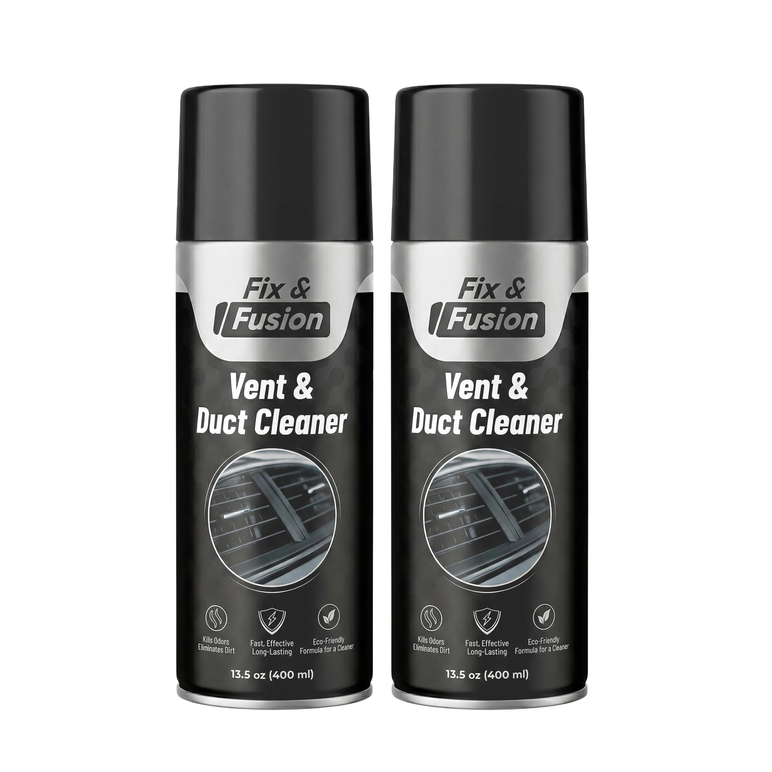 FIX & FUSION AC vent cleaner bottle foaming spray for thorough cleaning