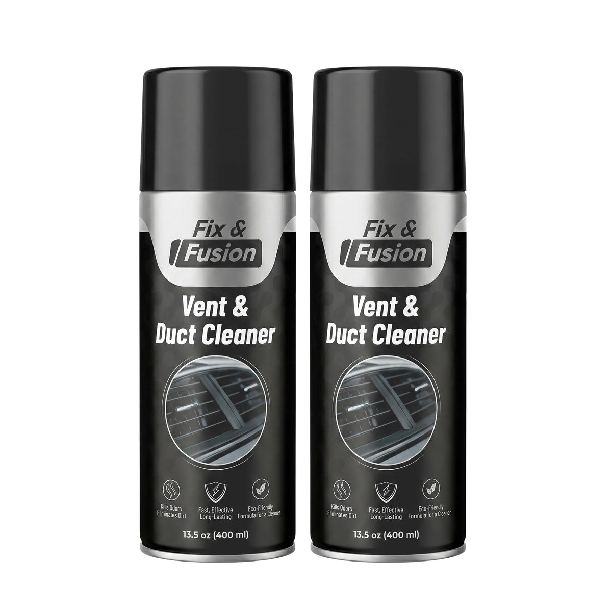FIX & FUSION AC vent cleaner bottle foaming spray for thorough cleaning