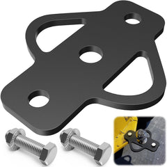 Fixirons 3-Way Hitch Adapter close-up showing sturdy mounting for ATV towing.